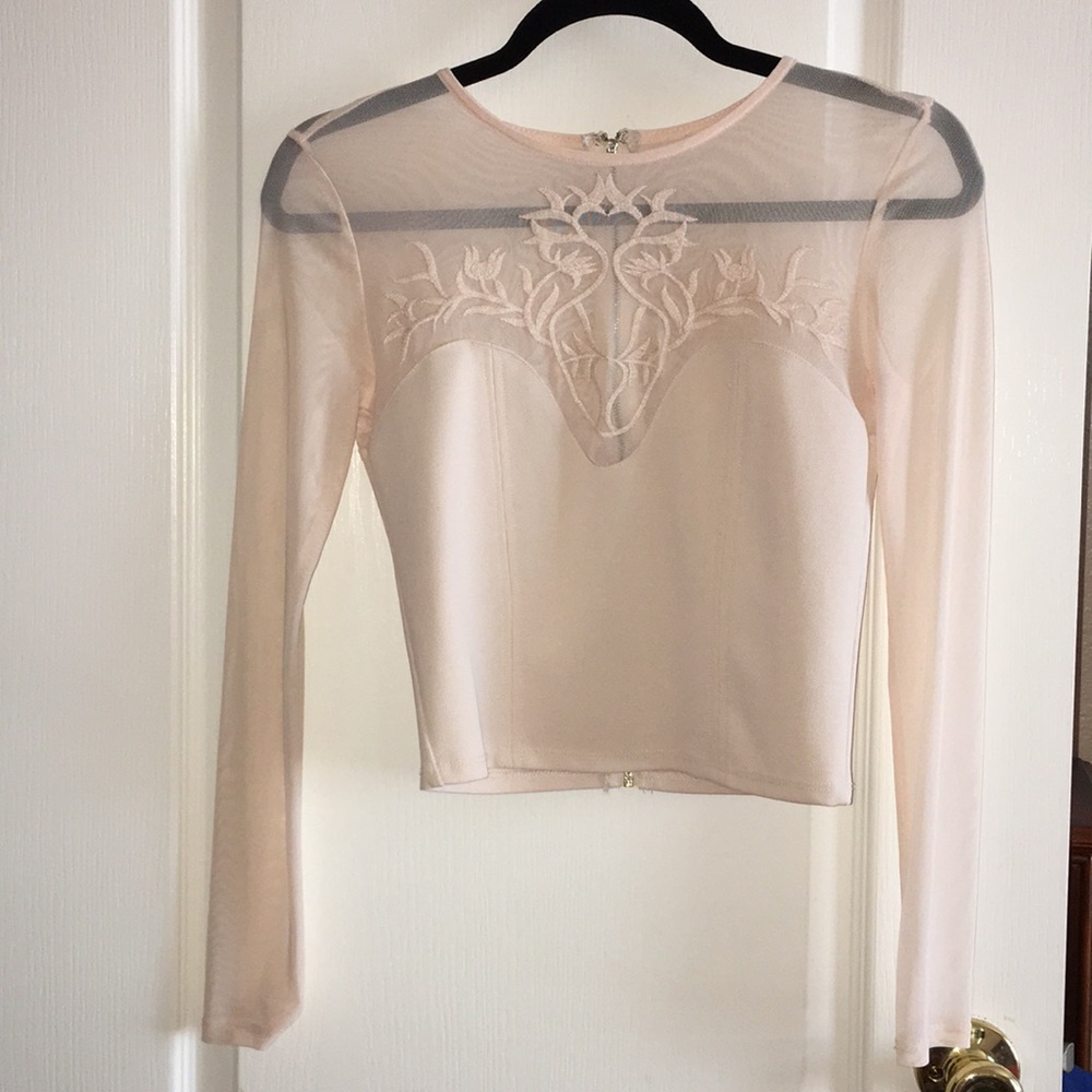 Cream blouse